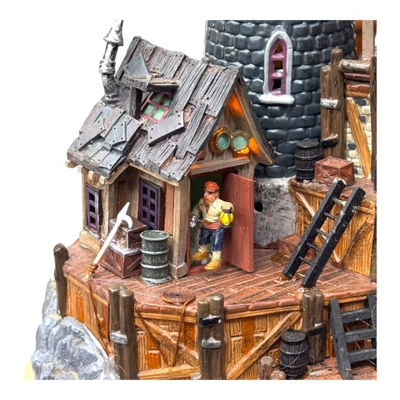 Lemax Spooky Town Isle Of Doom Lighthouse Animated & Sound Halloween Decor READ - Picture 14 of 15